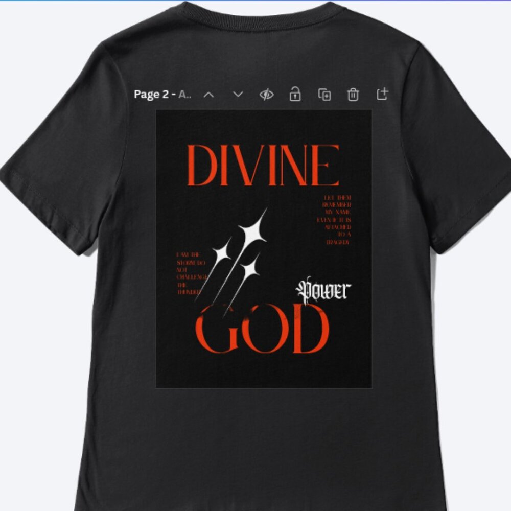Divine god t-shirt